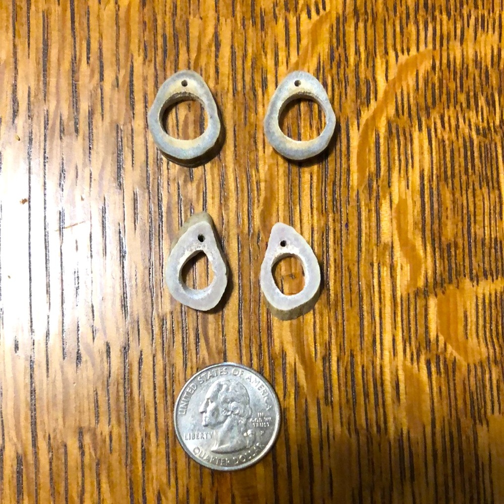 Antler Earrings- grey